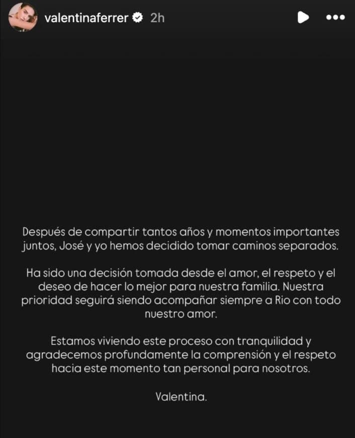 ¡Se acabó el amor! J Balvin y Valentina Ferrer confirman su separación tras ocho años juntos